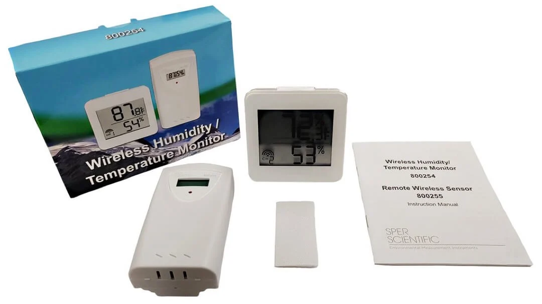 Nhiệt ẩm kế Wireless 800254 - Sper Scientific - Ảnh 2 | Le Quoc Equipment