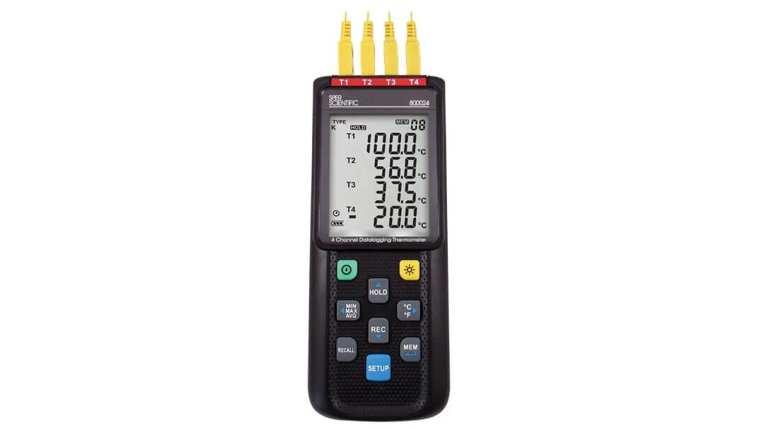 Máy đo nhiệt độ Datalog 4 kênh 800024 - Sper Scientific