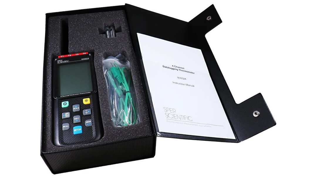 Máy đo nhiệt độ Datalog 4 kênh 800024 - Sper Scientific - Ảnh 3 | Le Quoc Equipment