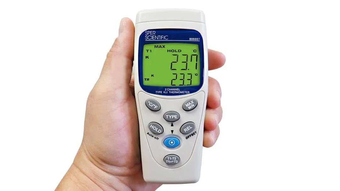 Máy đo nhiệt độ điện tử 2 kênh 800007 - Sper Scientific - Ảnh 2 | Le Quoc Equipment