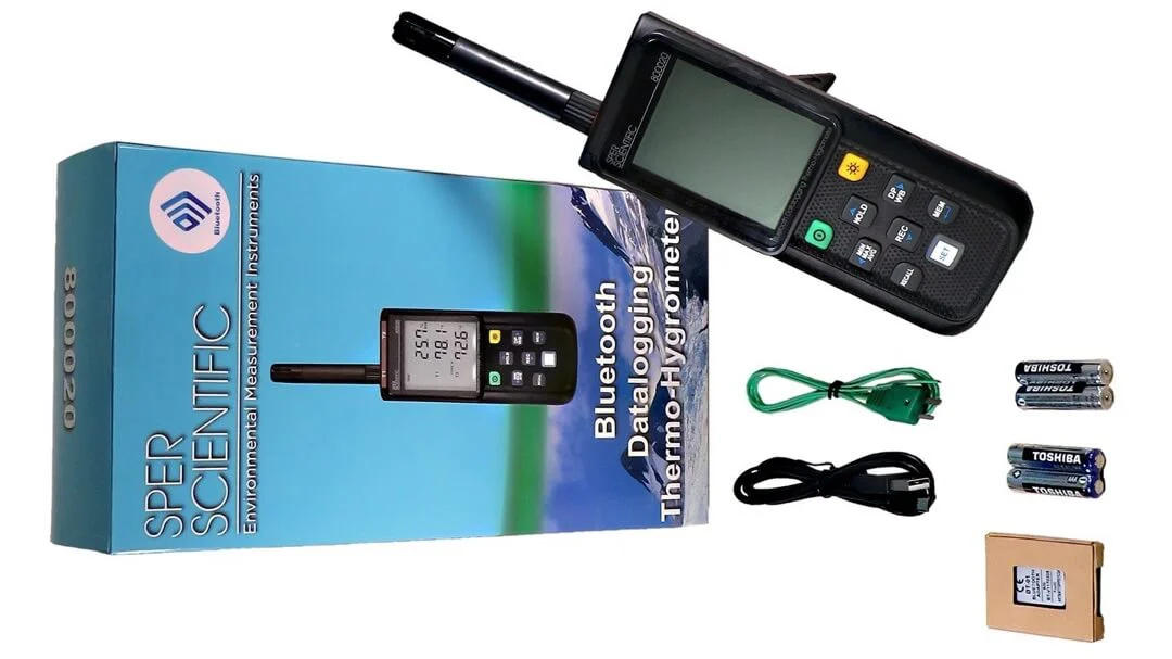 Máy đo nhiệt độ độ ẩm Bluetooth Datalog 800020 - Sper Scientific - Ảnh 2 | Le Quoc Equipment