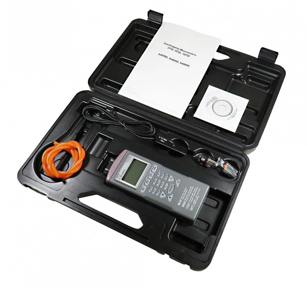 Datalogging Manometers 840098 ứng dụng thực tế