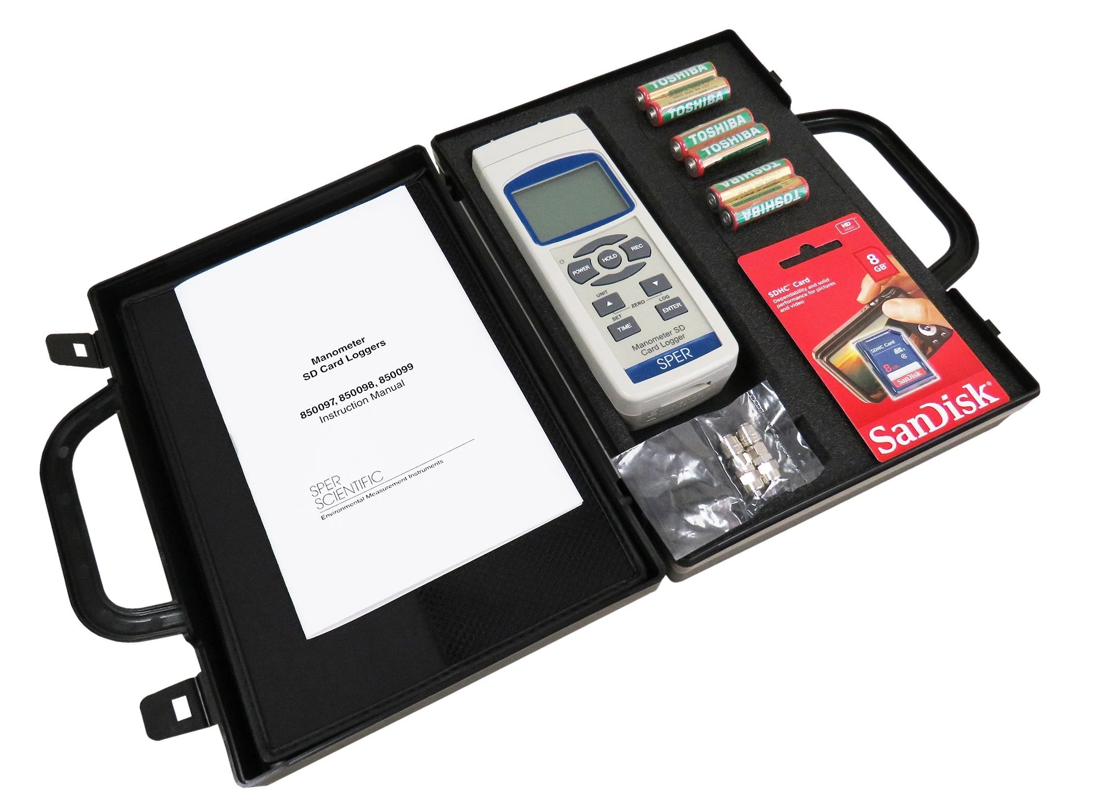Manometer SD Card Loggers 850097 - Sper Scientific - Ảnh 6 | Le Quoc Equipment