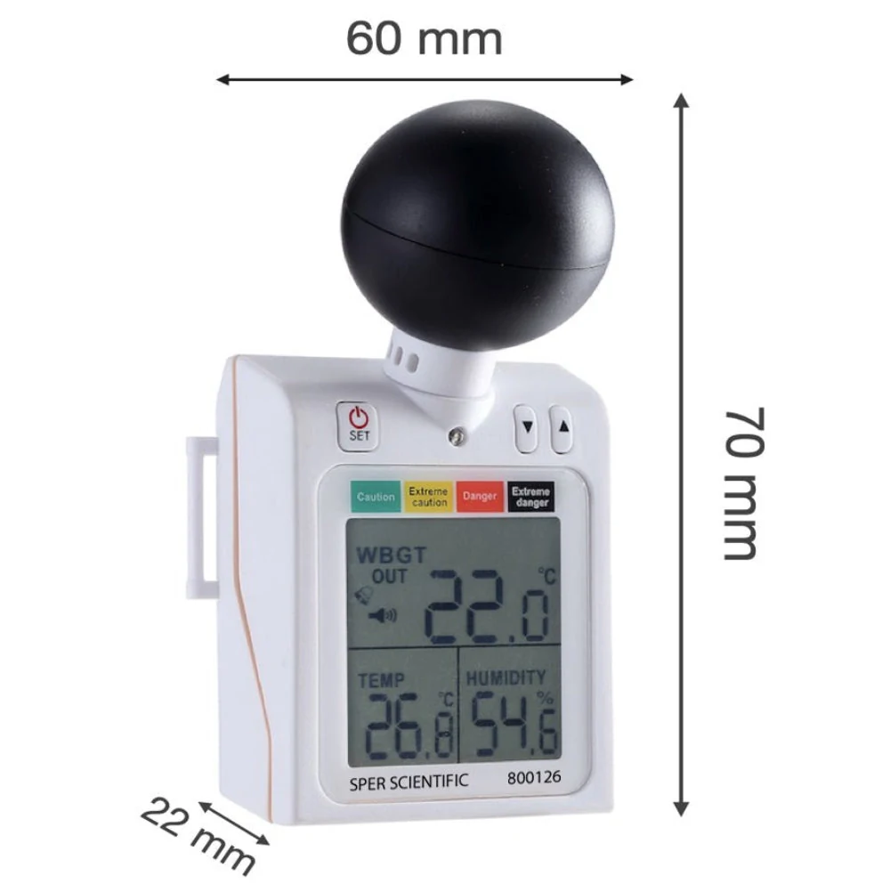 Máy đo WBGT đeo tay 800126 - Sper Scientific - Ảnh 3 | Le Quoc Equipment