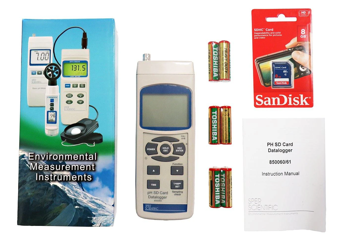 SD Card Datalogger pH Meter 850060 - Sper Scientific - Ảnh 5 | Le Quoc Equipment